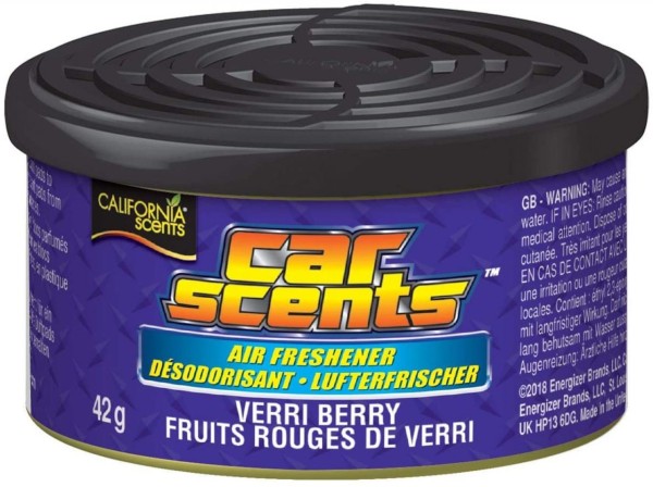 California Scents Lufterfrischer Duftdose Car Scents Geruchsorte Verri Berry Air Freshener CSCS12065