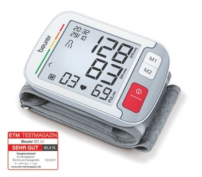 Blutdruckmeßgerät BC51 f.,Handgelenk(Beurer),