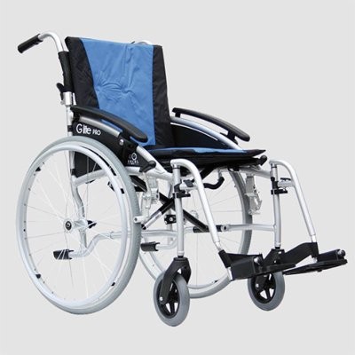 Reise-Transport-Rollstuhl G-lite Pro, Sitzbreite 50 cm