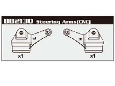 BB2130 7075 Steering Arms (CNC)