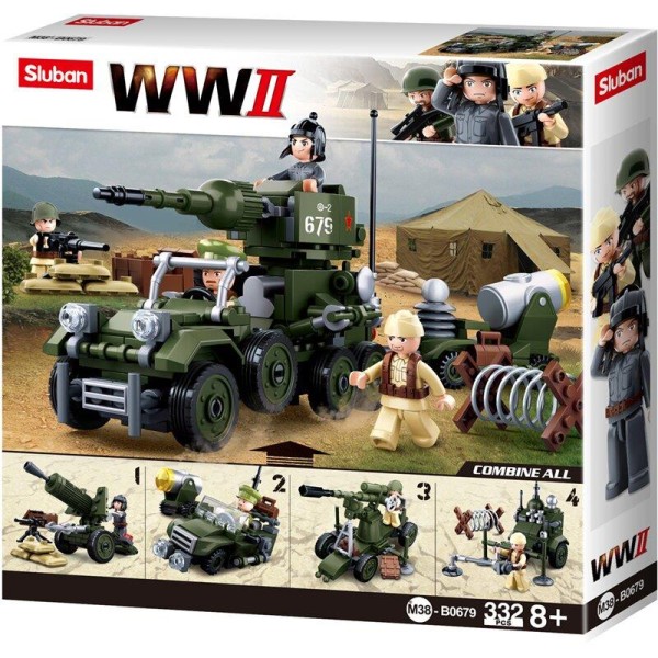 WWII - 4in1 ARMY Geschenkbox