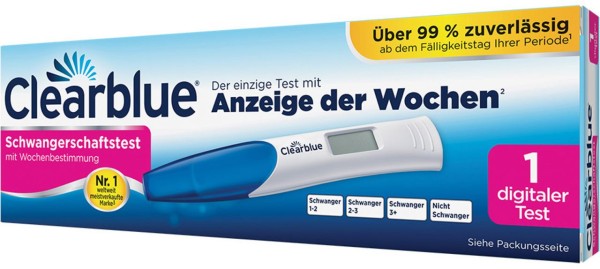 Clearblue 100x Schwangerschaftstest digital mit Wochenbestimmung