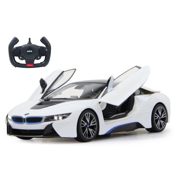 BMW I8 1:14 weiss 40MHz Tür fernbedienbar