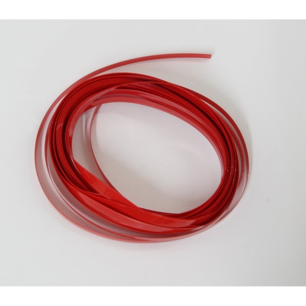 Schr.-schl. rot flach 4,5mm PVC, 10m