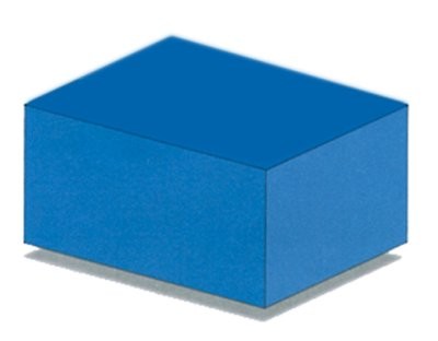 Formlux-Extra ca.110x110cm 3mm,blau(AFT),